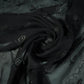 Black Cutdana Thread Embroidery Organza Fabric