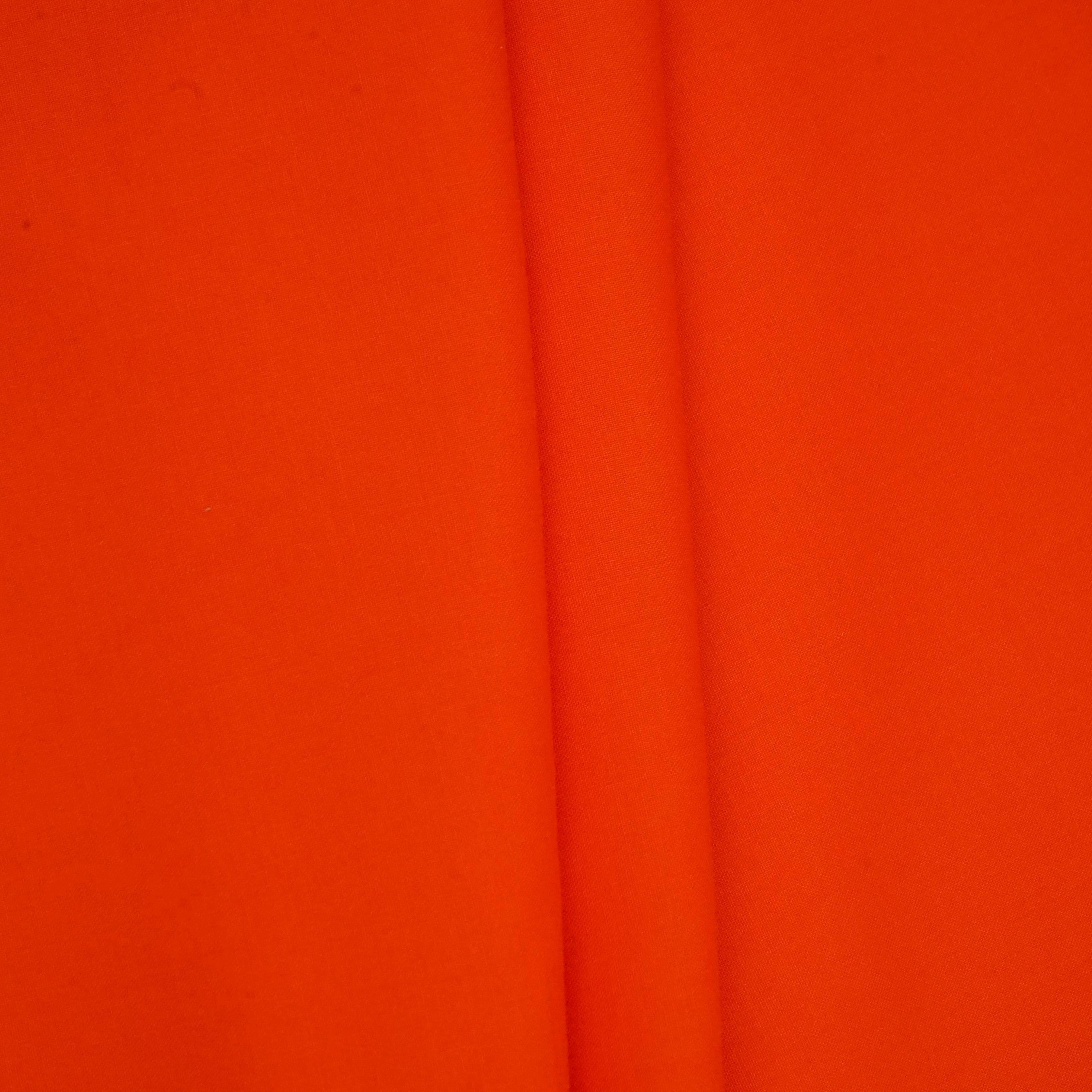 Orange Solid Lizzy Bizzy Fabric RTL-31254 - TradeUNO