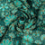 Green Black Gota Embroidery Organza Fabric