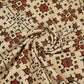 Cream Ajrakh Print Cotton Fabric CH-29788
