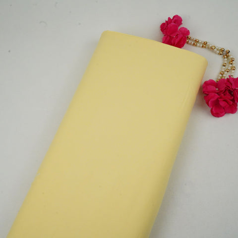Light Yellow Solid Lizzy Bizzy Fabric RTL-31259