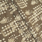 Grey with White Floral Print Cotton Fabric CH-29774