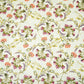 Cream Floral Print Cotton Satin Fabric PG-30393