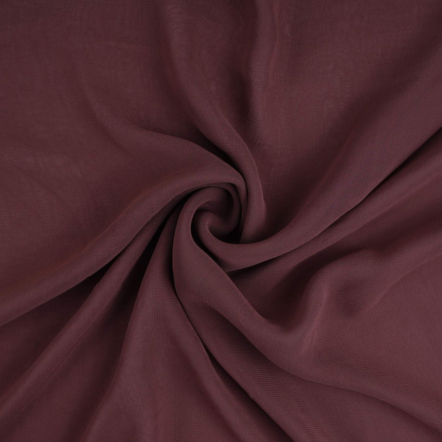 Mouse Brown Solid 60gm Georgette Fabric SSMG-28