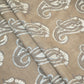 Brown Paisley Print Cotton Fabric CH-29765