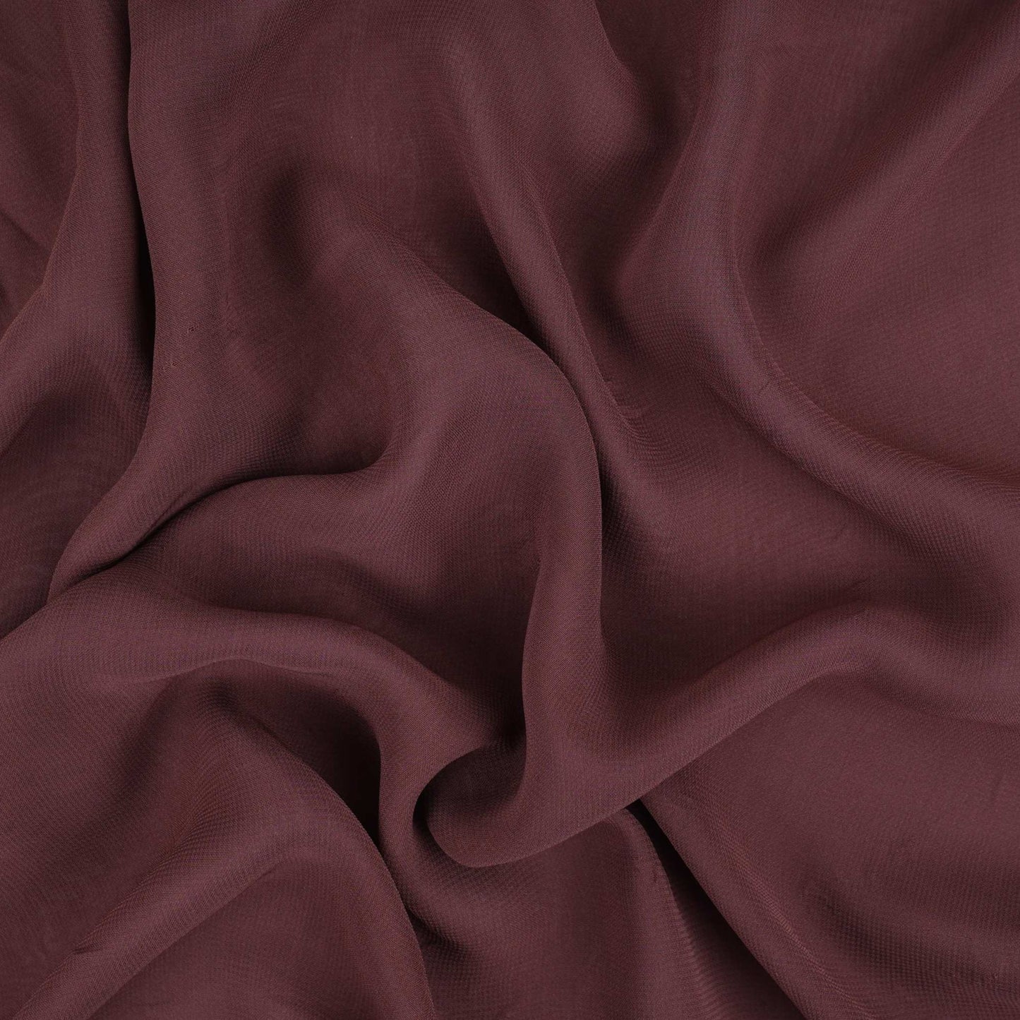 Mouse Brown Solid 60gm Georgette Fabric SSMG-28