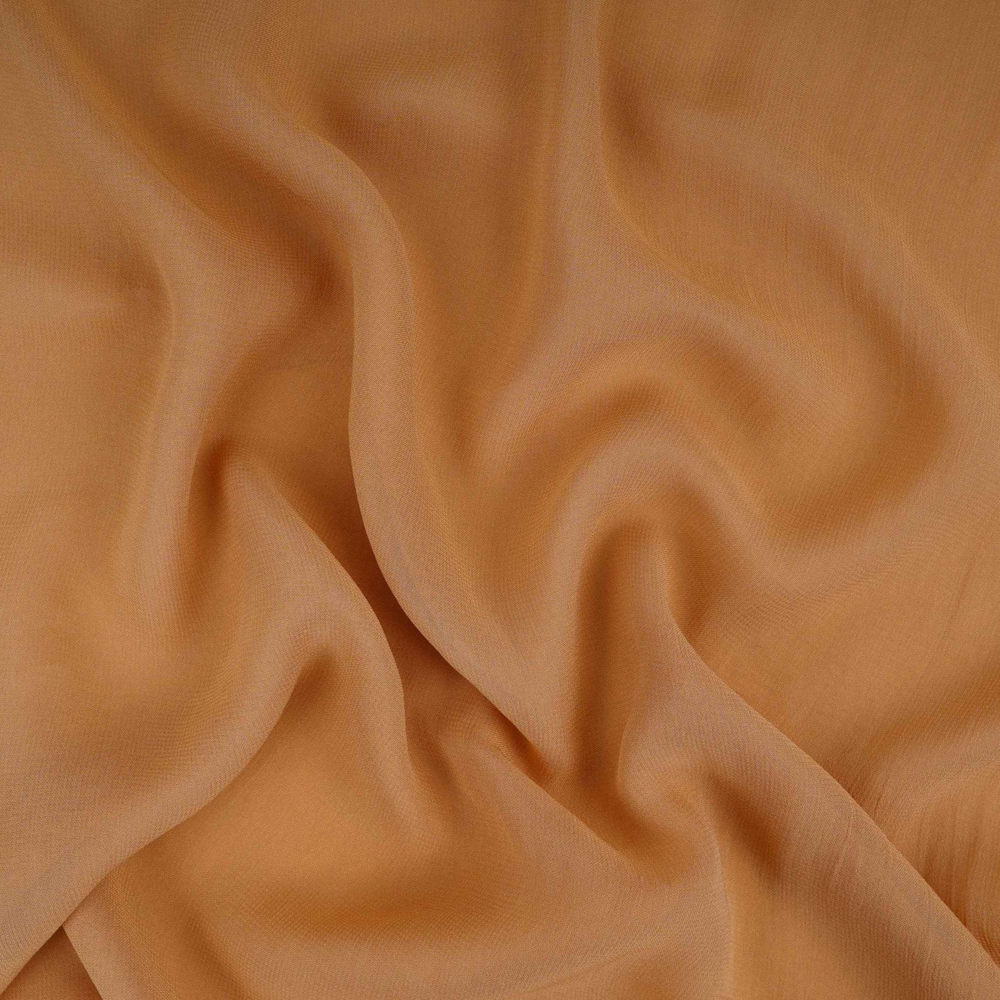 Beige Solid 60gm Georgette Fabric SSMG-14