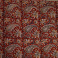 Red Kalamkari Cotton Fabric 22526