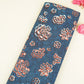 Blue & Red Floral Block Print Cotton Fabric CH-29762