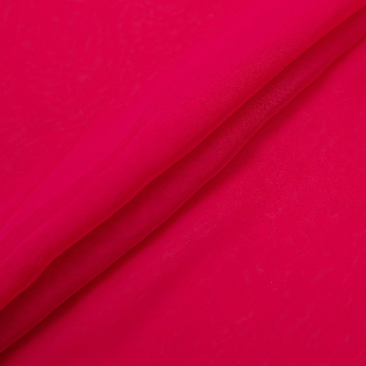 Rani Pink Solid 60gm Georgette Fabric SSMG-04