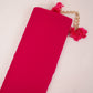 Rani Pink Solid 60gm Georgette Fabric SSMG-04