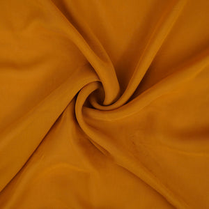 Mustard Yellow Solid 60gm Georgette Fabric SSMG-05 - TradeUNO