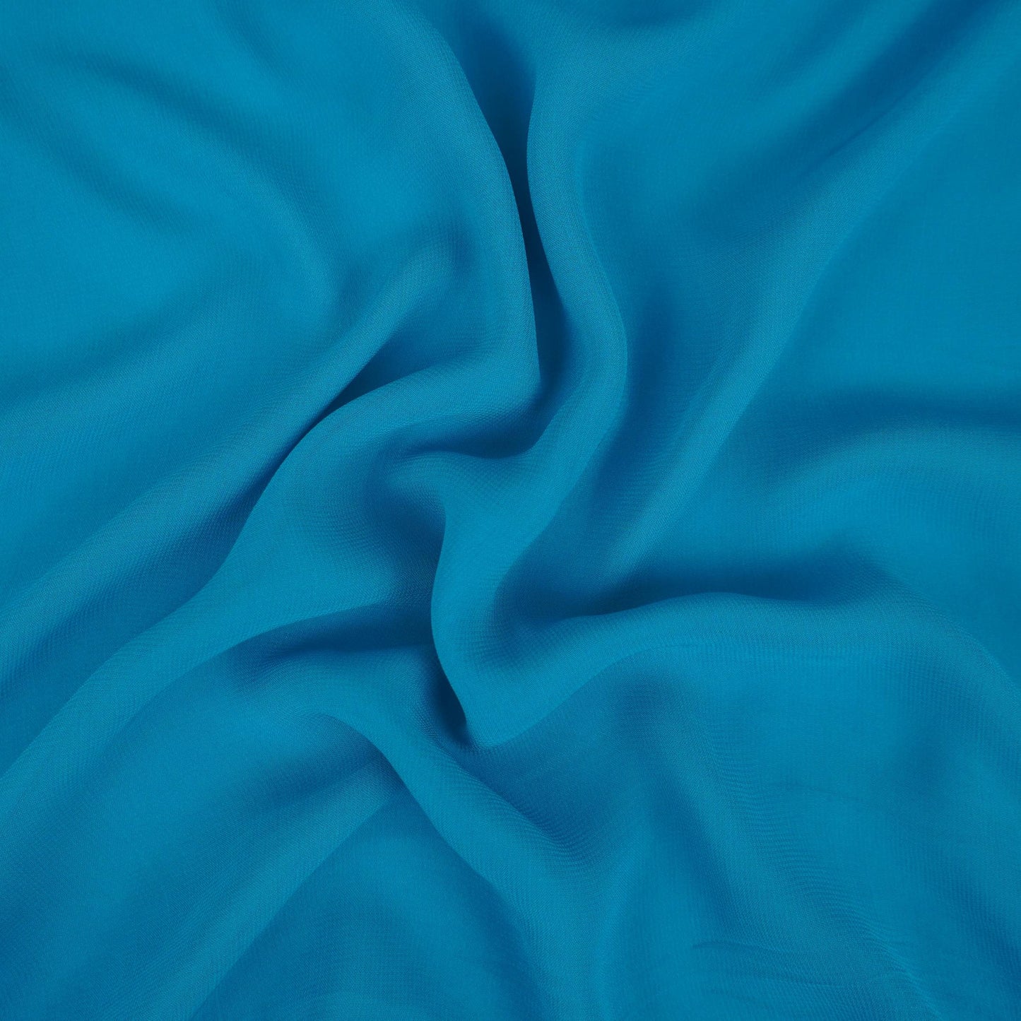 Sea Green Solid 60gm Georgette Fabric SSMG-13