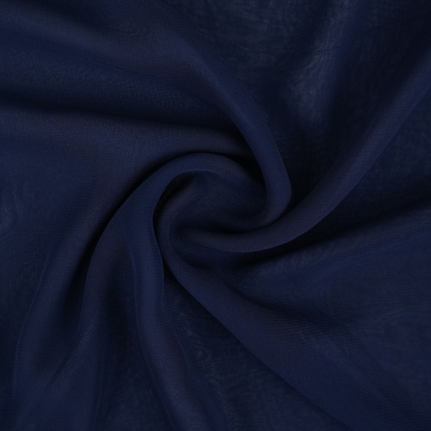 Navy Blue Solid 60gm Georgette Fabric SSMG-08