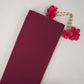 Rust Red Solid 60gm Georgette Fabric SSMG-11