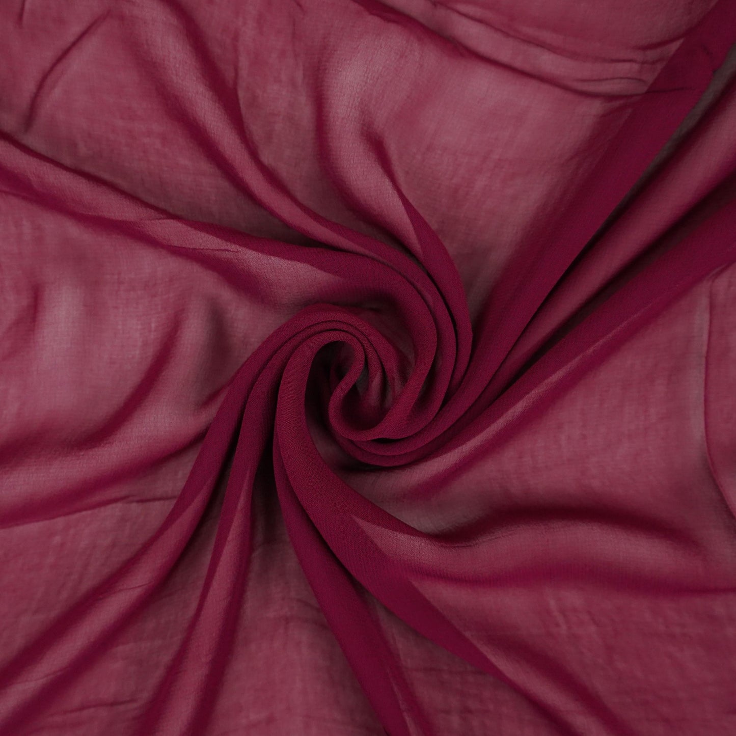 Hot Pink Solid 60gm Georgette Fabric SSMG-27