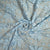 Sky Blue Floral Cotton Crochet Fabric 22598