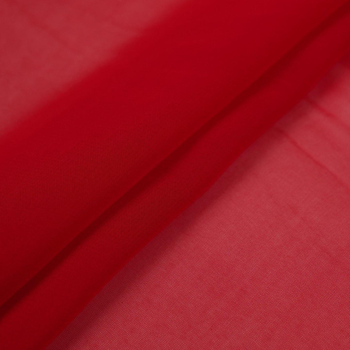 Red Solid 60gm Georgette Fabric SSMG-03