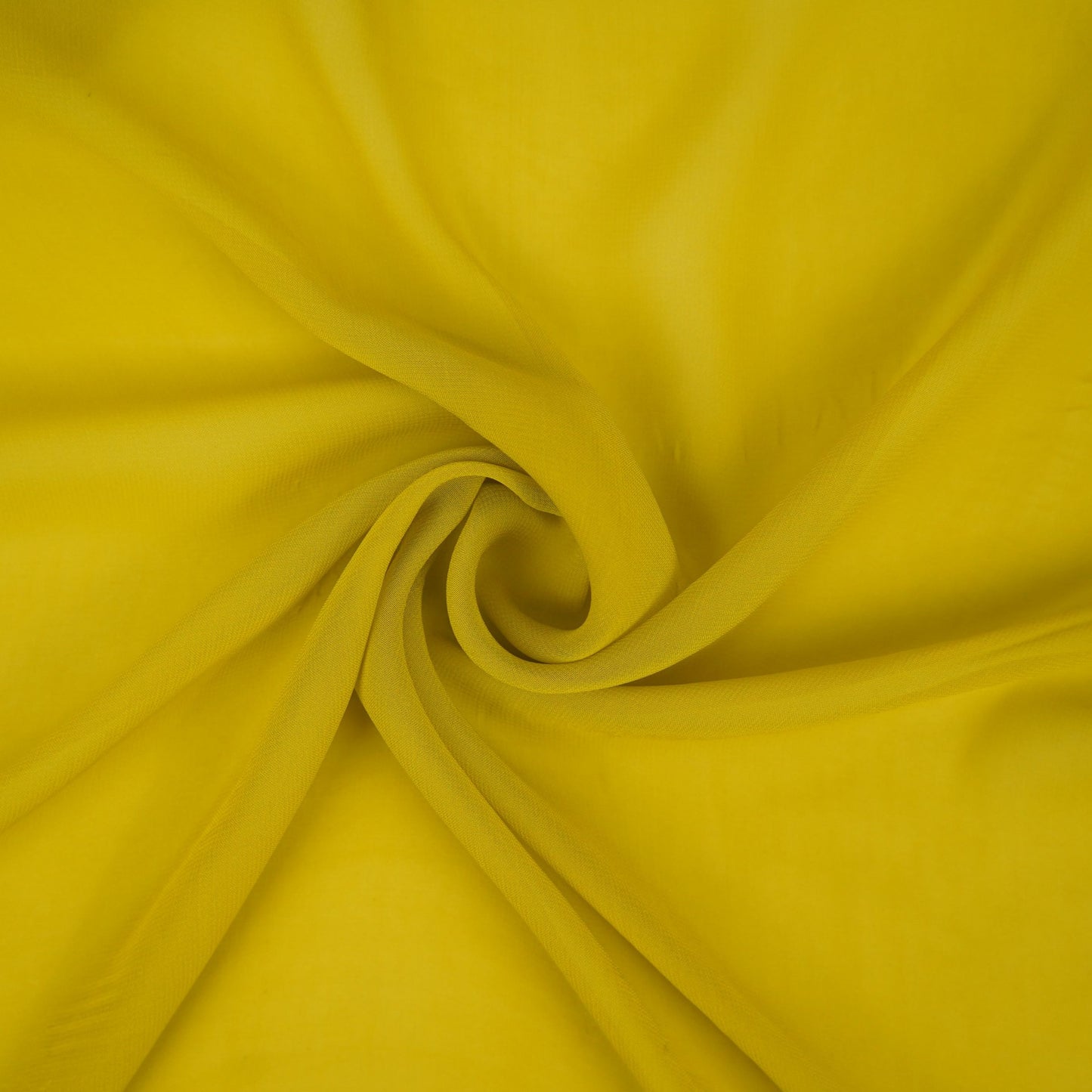 Lime Yellow Solid 60gm Georgette Fabric SSMG-24