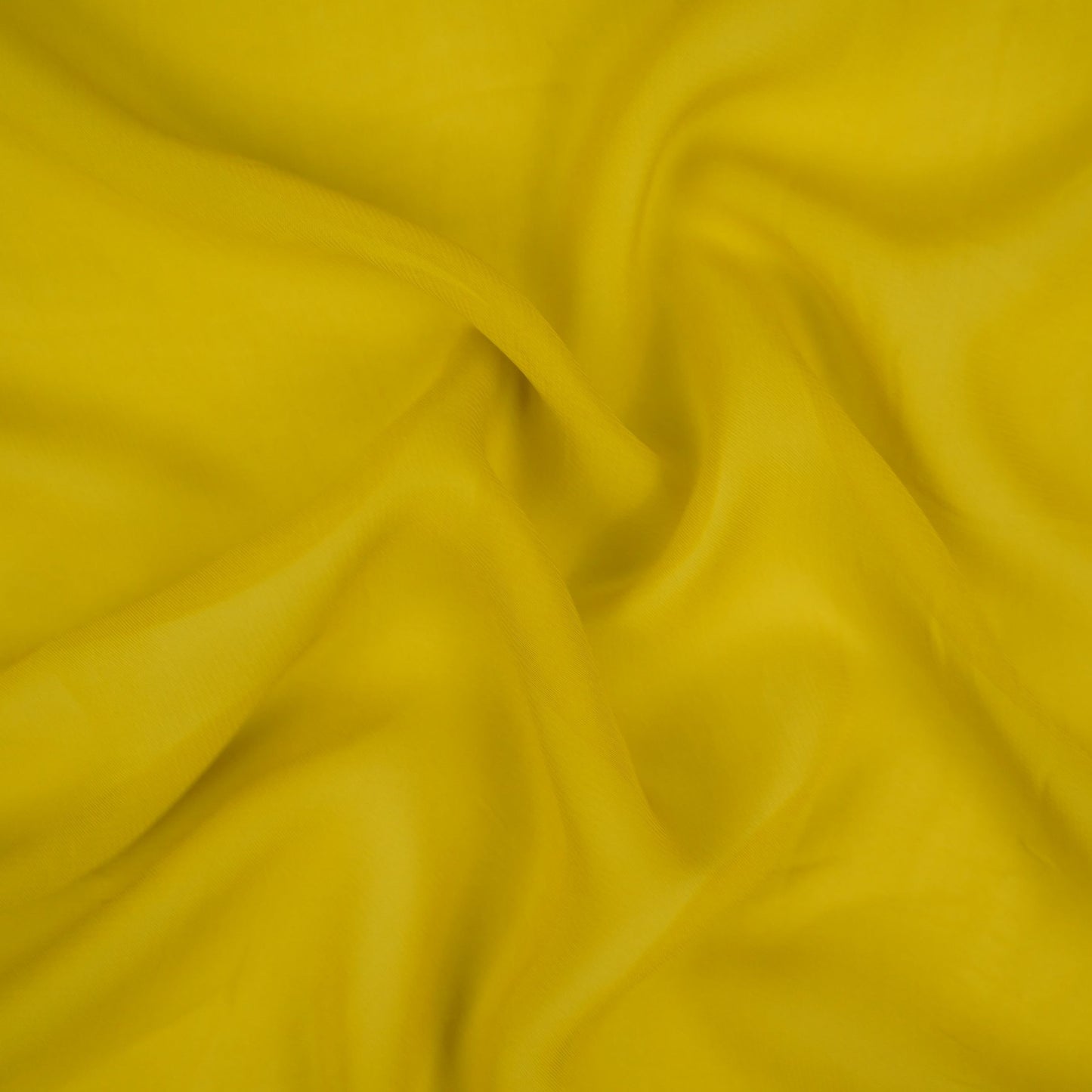 Lime Yellow Solid 60gm Georgette Fabric SSMG-24