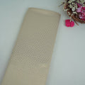 Golden & Silver Geometrical Kanchi Silk Fabric MTI-32255