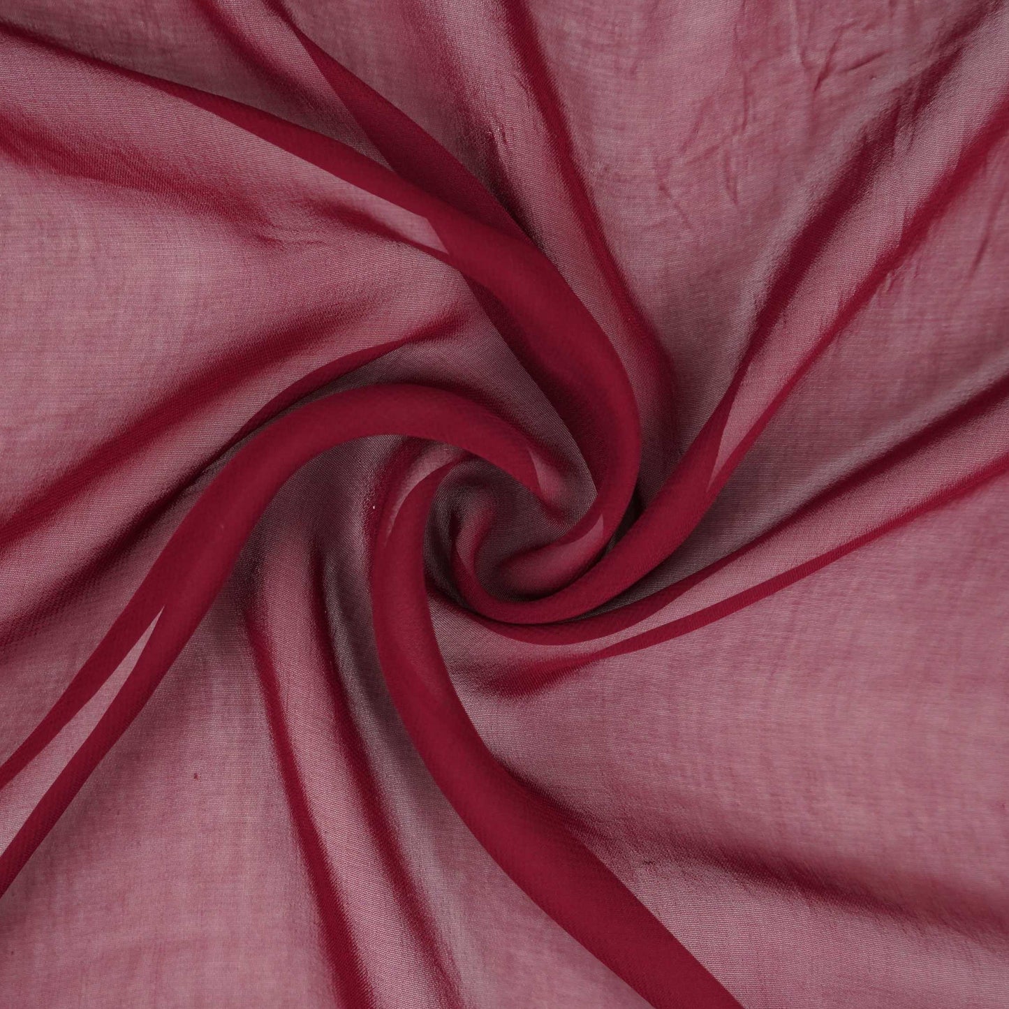 Maroon Solid 60gm Georgette Fabric SSMG-17