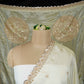 Golden thread cutdana embroidery Chanderi Dupatta SU-31045 - TradeUNO