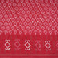 Pink & White Floral Batik Print Cotton Schiffli Fabric CH-29814