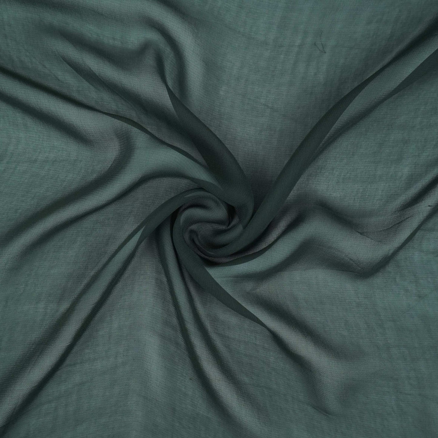 Green Solid 60gm Georgette Fabric SSMG-09