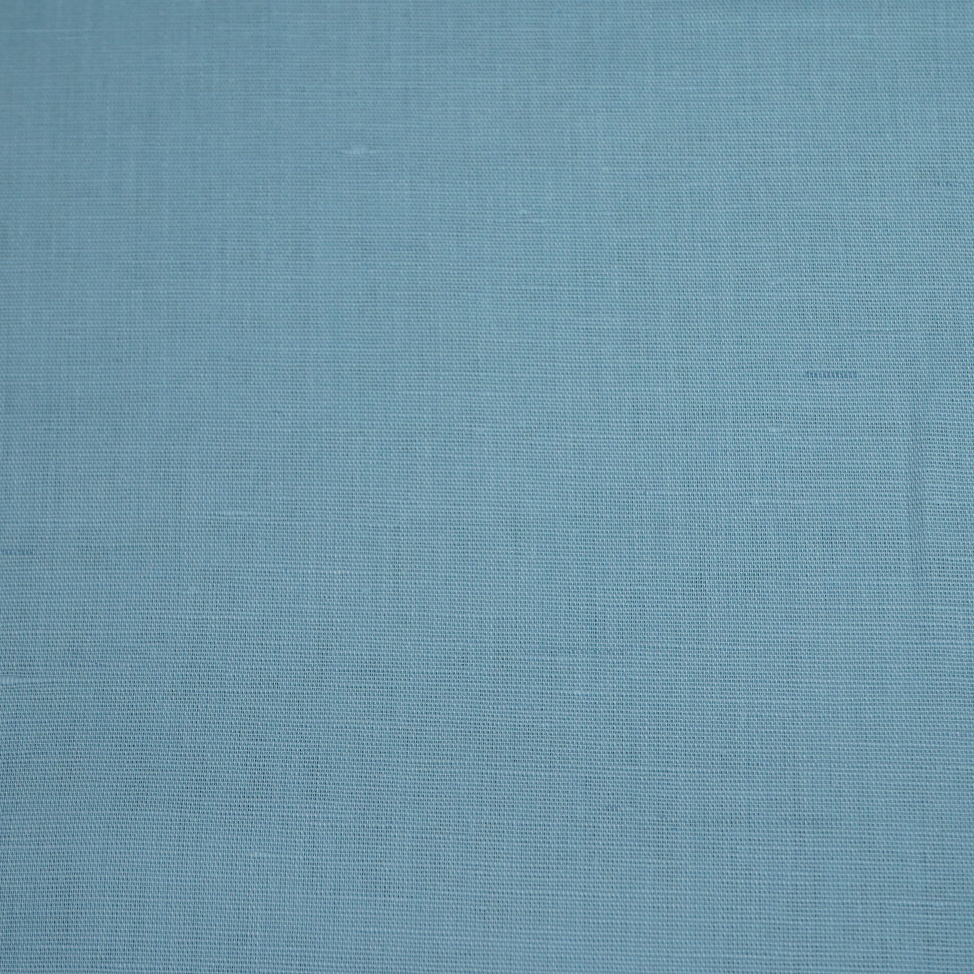 Sky Blue Solid Cotton Linen Fabric 23299 