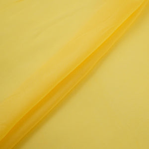 Yellow Solid 60gm Georgette Fabric SSMG-01 - TradeUNO