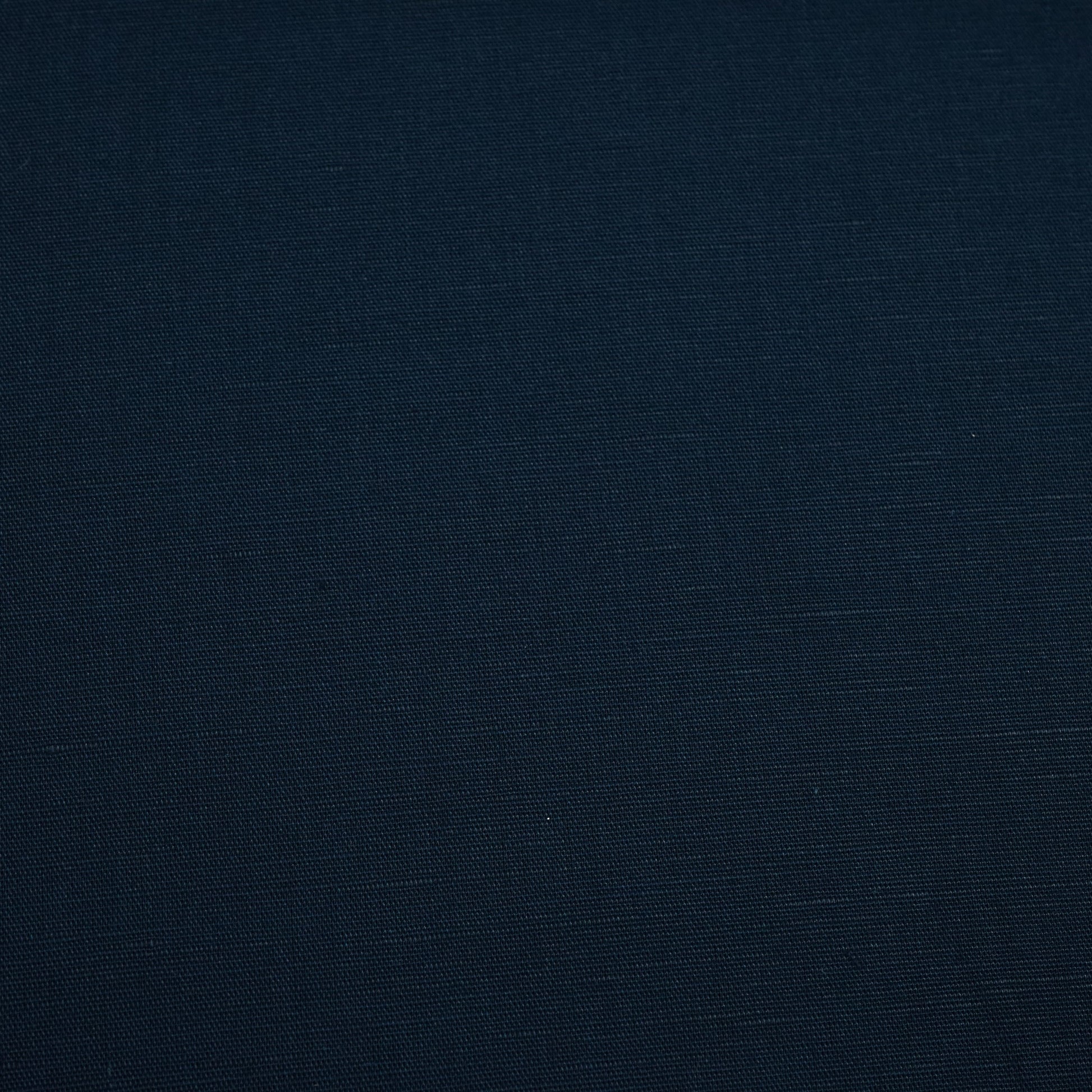 Navy Blue Solid Cotton Linen Fabric 23289