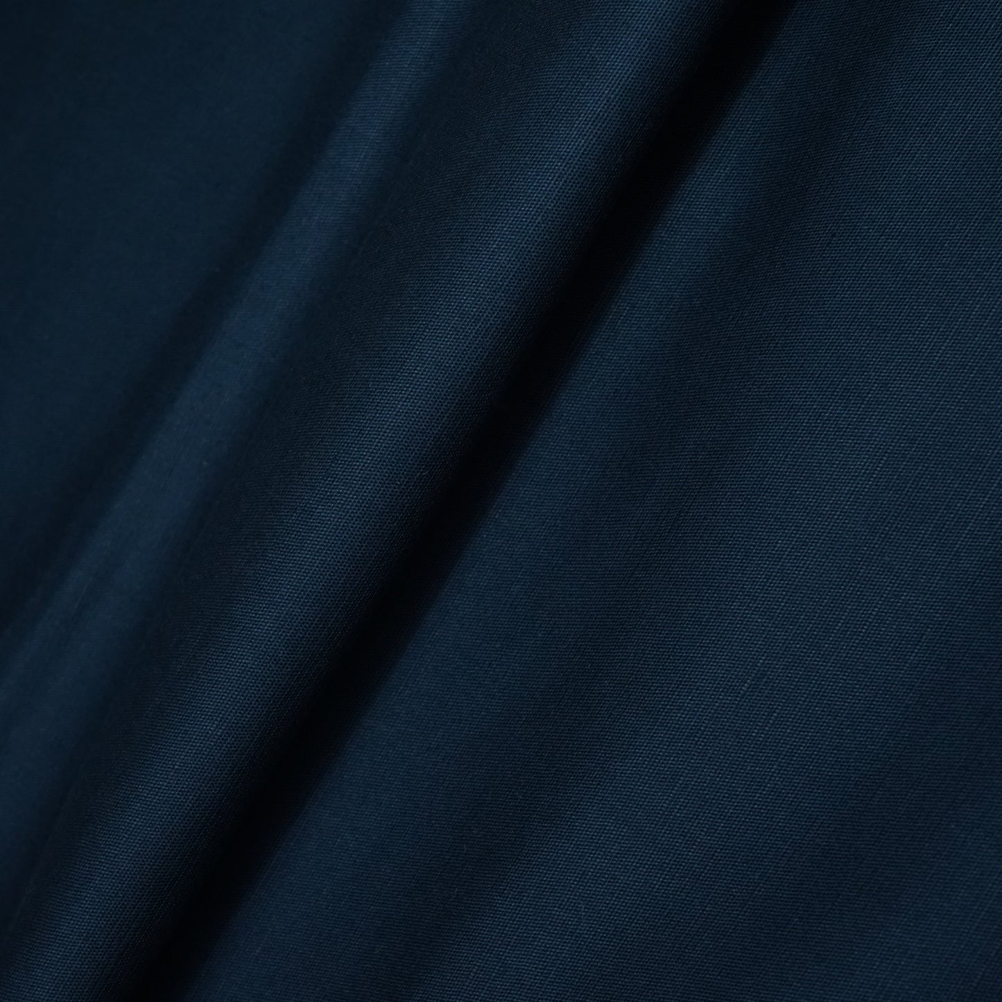 Navy Blue Solid Cotton Linen Fabric 23289