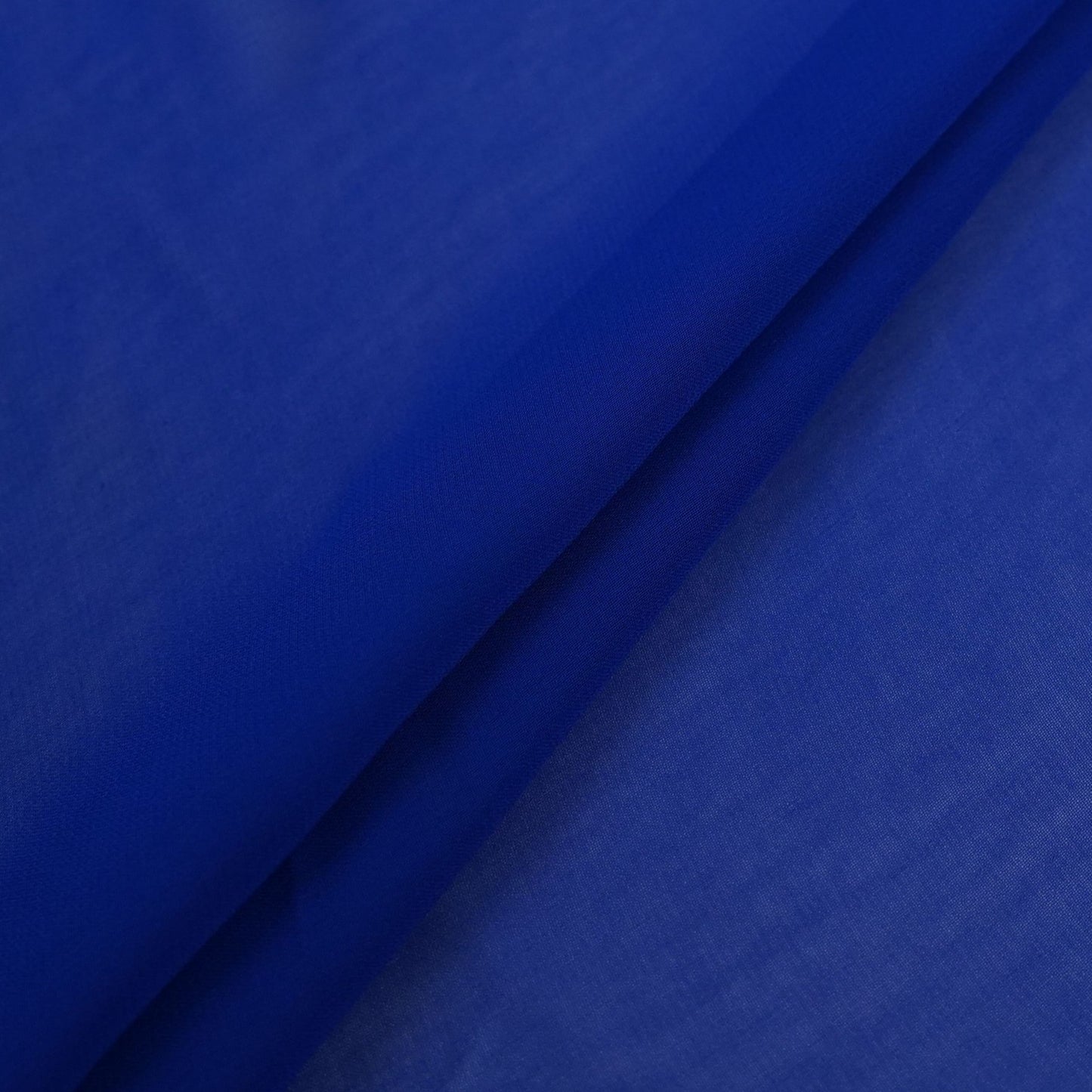 Royal Blue Solid 60gm Georgette Fabric SSMG-18