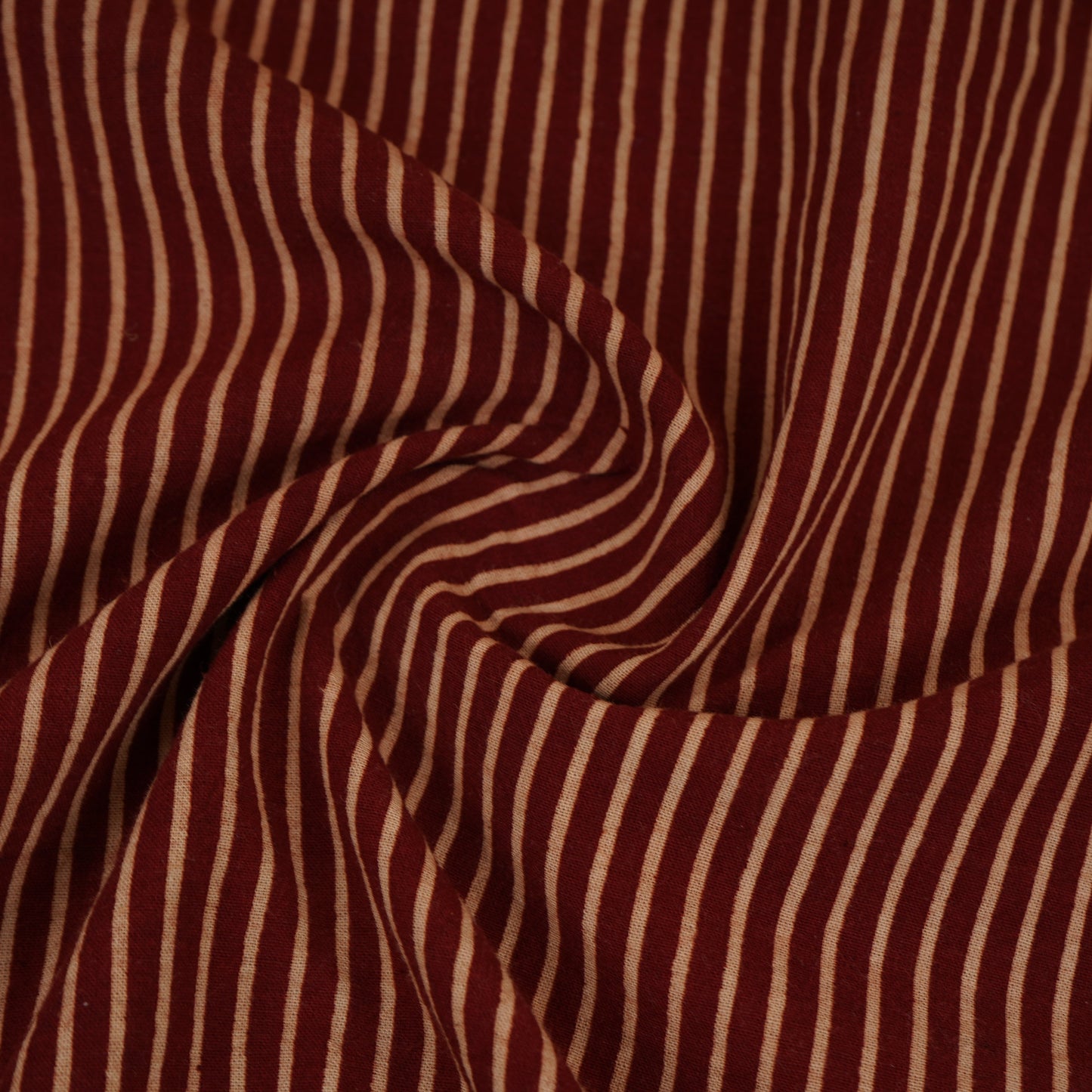 Red Stripes Print Cotton Fabric CH-29791