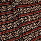 Black with Wine Ajrakh Print Cotton Fabric CH-29784
