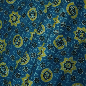 Navy Blue Ajrakh Modal Satin Fabric Modal Ajrakh IA-26908 – image 5 of 5