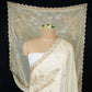 Golden thread cutdana embroidery Chanderi Dupatta SU-31048