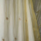 Golden thread cutdana embroidery Chanderi Dupatta SU-31048