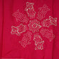 Magenta Buta Work with sequin embroidery Cotton Silk Dupatta