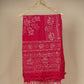Magenta Buta Work with sequin embroidery Cotton Silk Dupatta