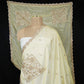 Golden thread cutdana embroidery Chanderi Dupatta SU-31047