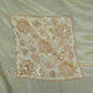Golden thread cutdana embroidery Chanderi Dupatta SU-31047