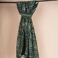 Green Bandhani Zari Sequin embroidery Cotton Silk Dupatta