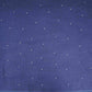 Denim Blue Beads Work Linen Fabric SU-31875