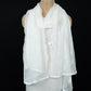 White Dyeable thread embroidery Chiffon Dupatta SST-31017