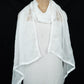 White Dyeable thread embroidery Chiffon Dupatta SST-31020