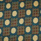 Blue Ajrakh Print Pintuck Cotton Fabric CH-29804