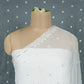 White Dyeable thread embroidery Chiffon Dupatta SST-31023