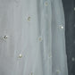 White Dyeable thread embroidery Chiffon Dupatta SST-31023
